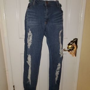Distressed Jeans